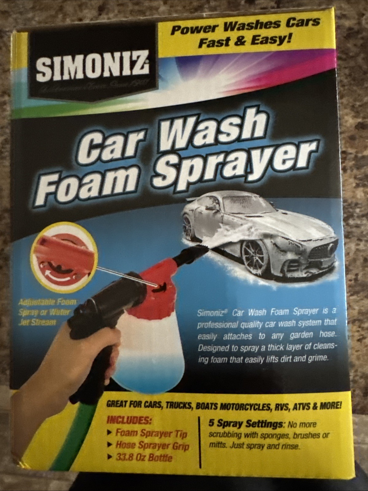 SIMONIZ CAR WASH FOAM SPRAYER