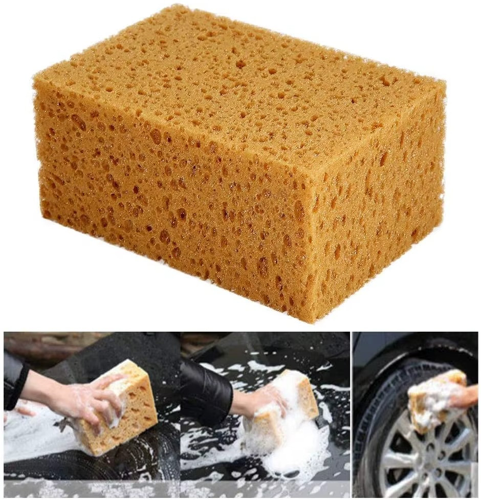 Car Wash Sponge Large Honeycomb Cleaning Pad Soft Absorbent Auto Bike Tool