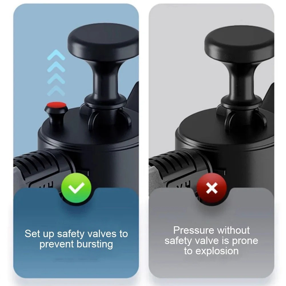 2L Hand Pump Foam Sprayer Pressure Car Wash Spray Bottle Snow Foam Cannon