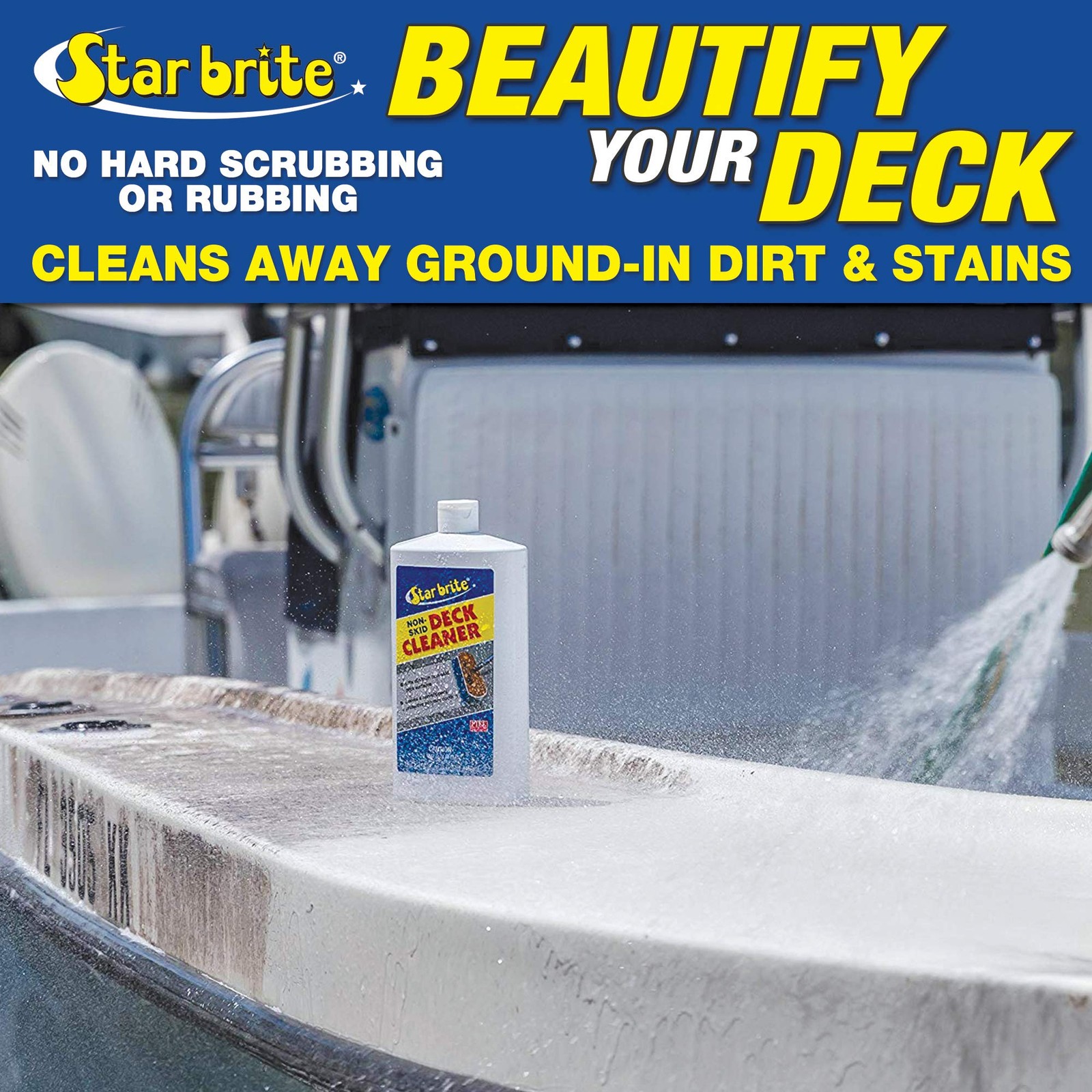STAR BRITE Non-Skid Deck Cleaner & Protectant – Lift Dirt & Stains From Fibergla