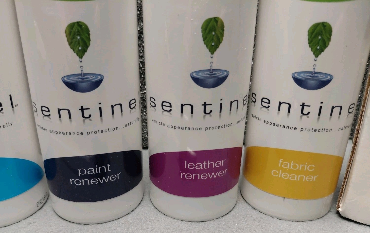 Sentinel Vehicle Appearance Protection Tire Fabric Cleaner Paint Renewer Detail