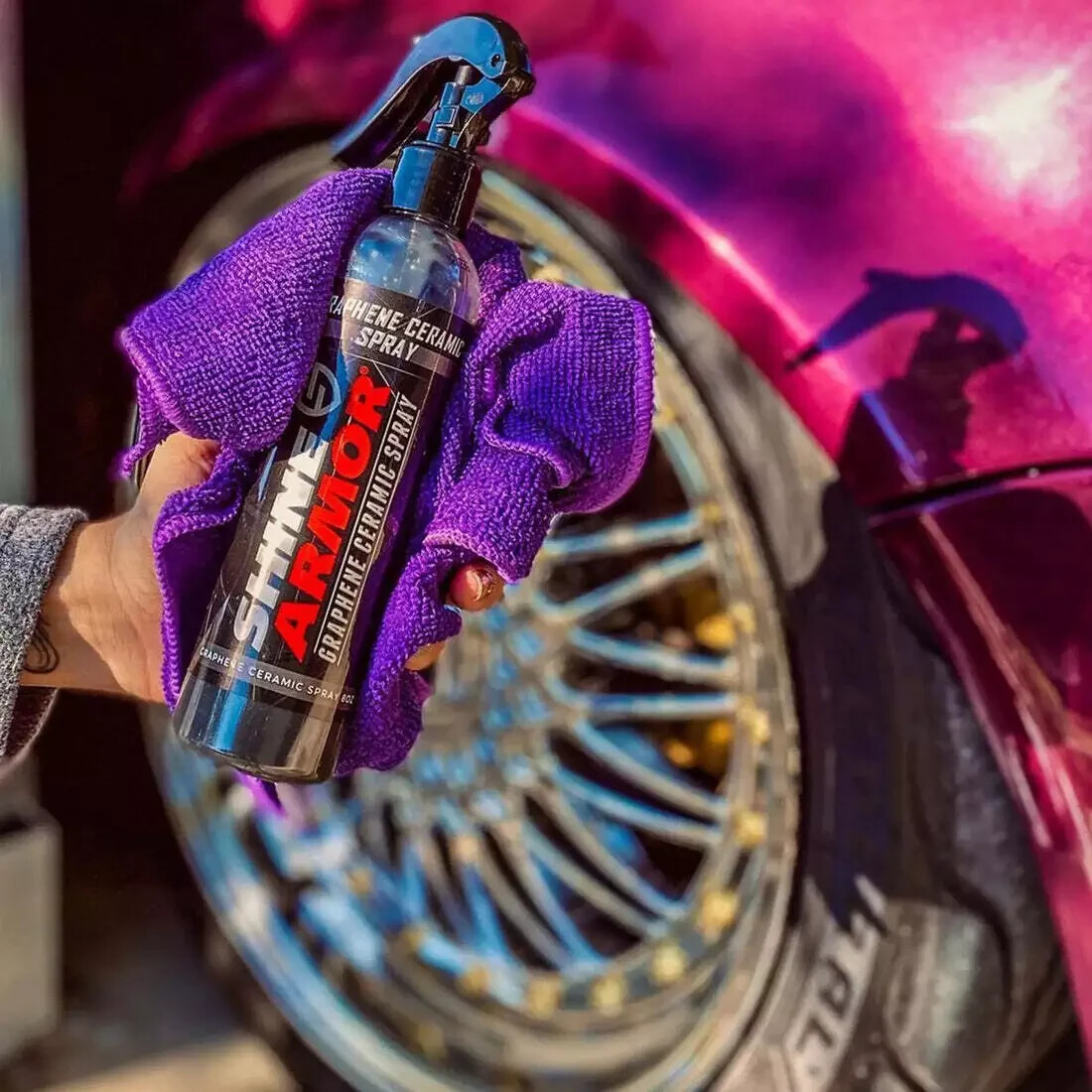 2 X Shine Armour GRAPHENE Ceramic Coating Real USA original branded Product