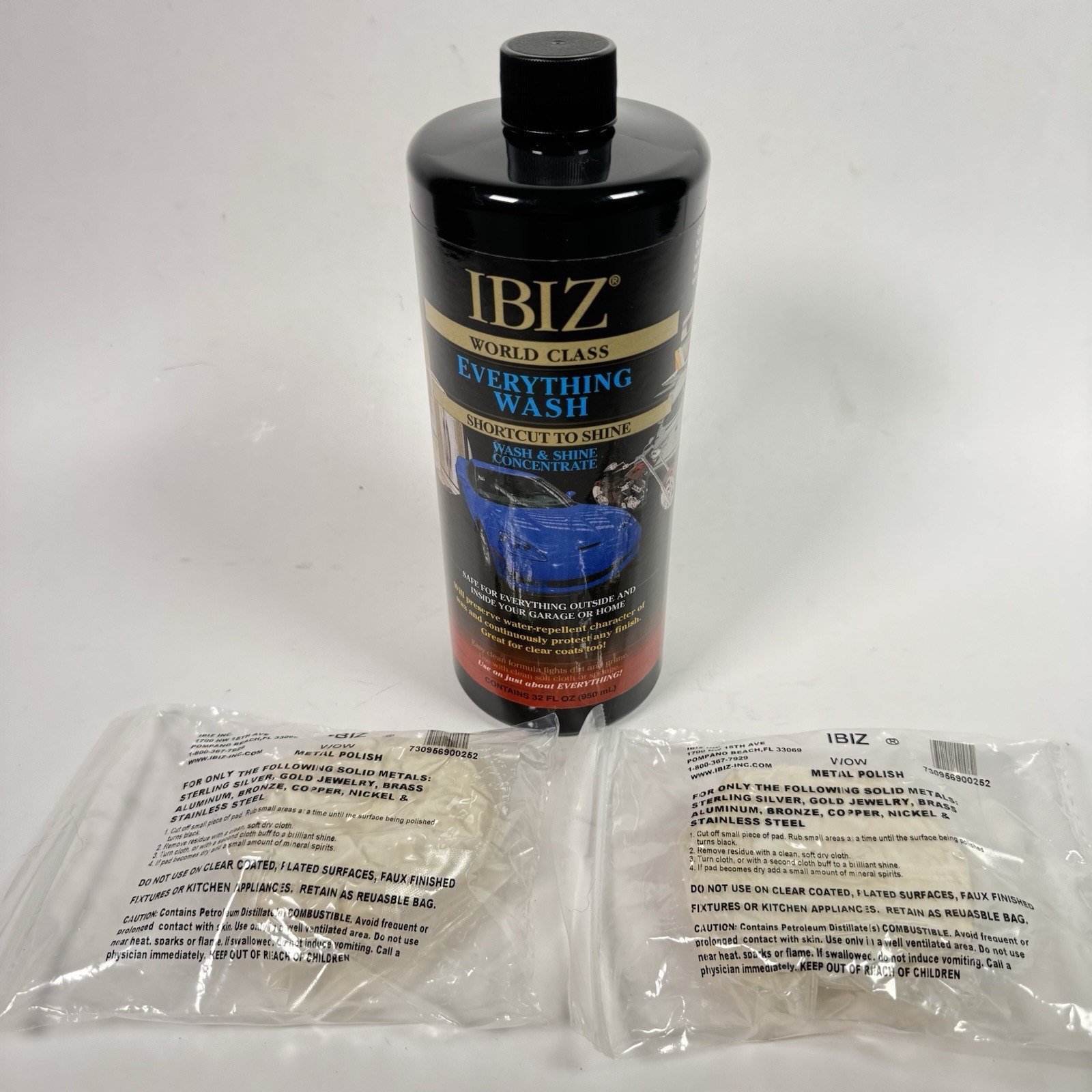 IBIZ World Class Everything Wash 3 Pieces Wash Shortcut To Shine + Metal Polish