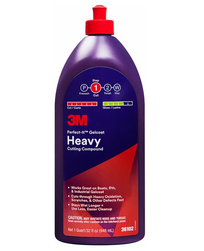 3M 36102 Perfect-It Gelcoat Heavy Cutting Compound