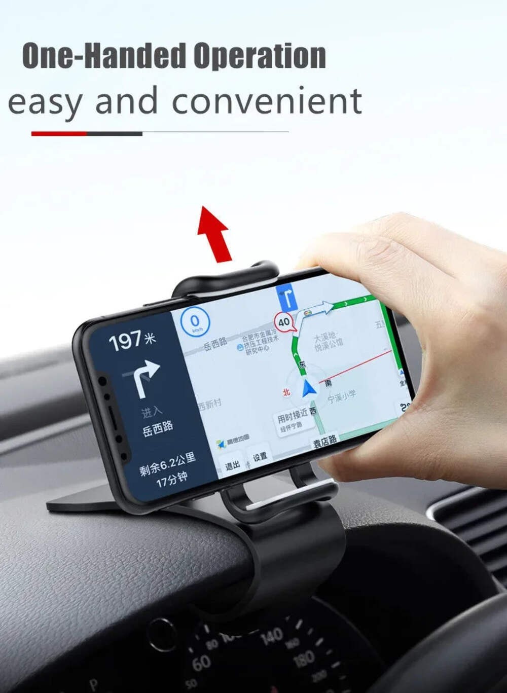 360 Rotatable Car Phone Holder Universal Cell Stands Rack Dashboard Bracket
