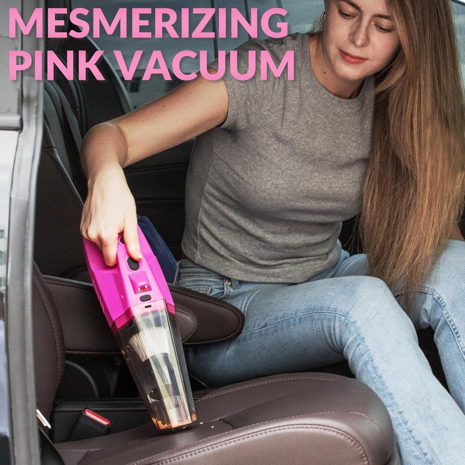 Car Cleaning Kit, Car Vacuum Detailing Kit Interior with High Power Handheld …