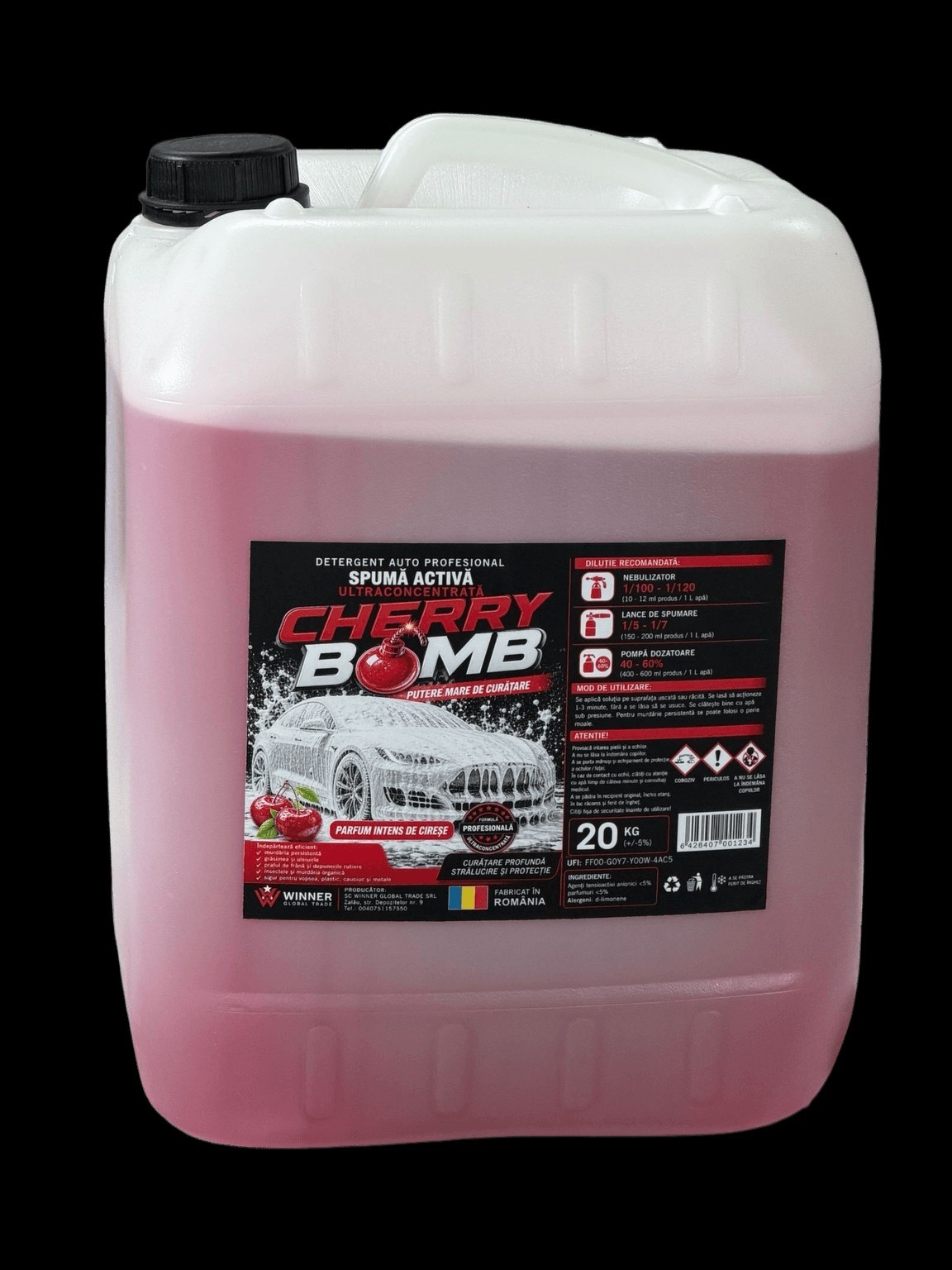 auto wash cleaner 20KG Cherry Bomb Cleanner