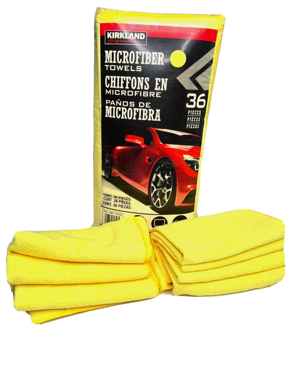 KS Microfiber Cleaning Cloth Absorbent Car Washing & Drying Towel – 6 Pack – NEW