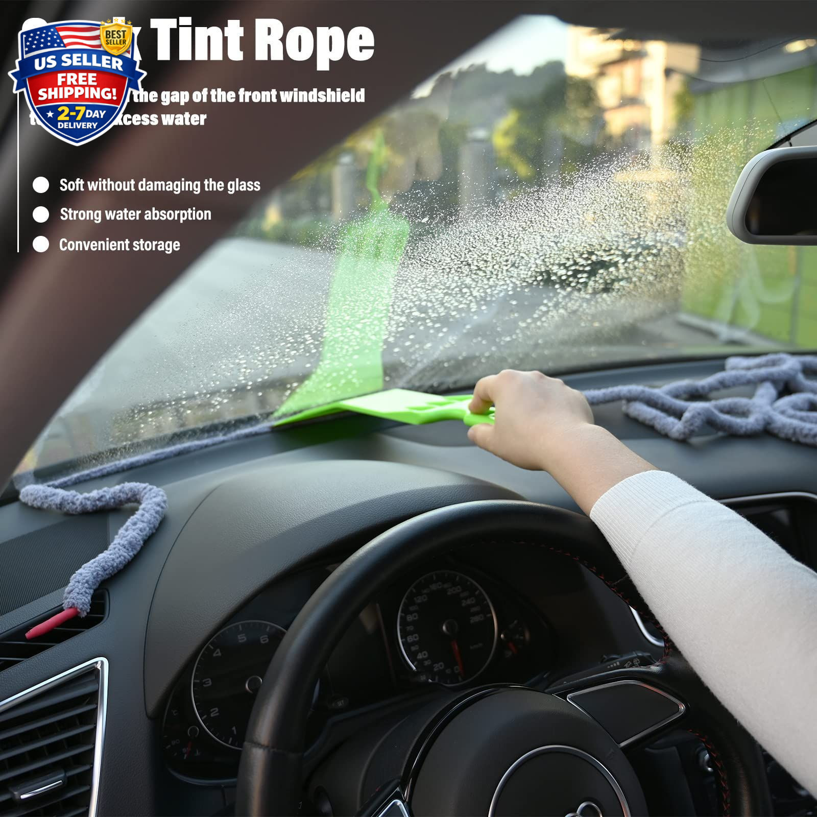 10 Feet Soft Water Absorbent Rope Tint Tools, Window Tint Film Install Water …