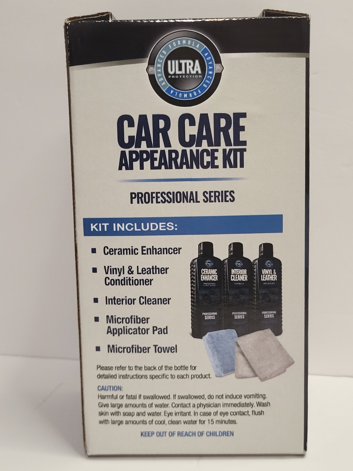 +2 BONUS BOTTLES Super Polysteel Car Care Appearance Kit Professional Series NEW