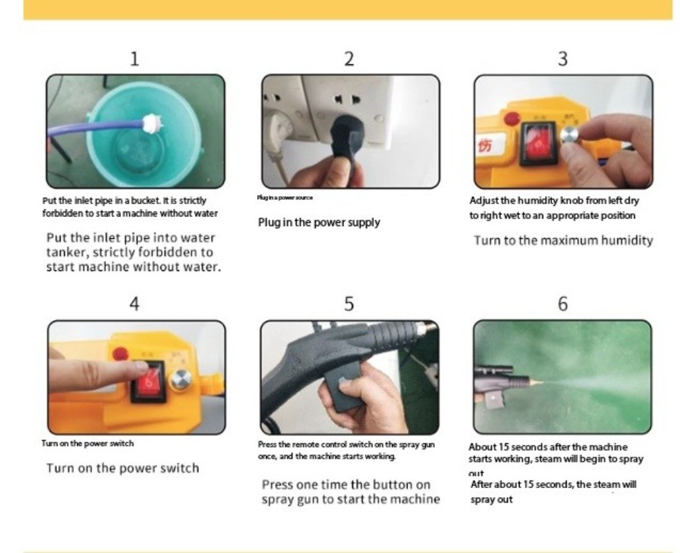 High-Temperature, High-Pressure Steam Cleaner Steam Cleaning Machine