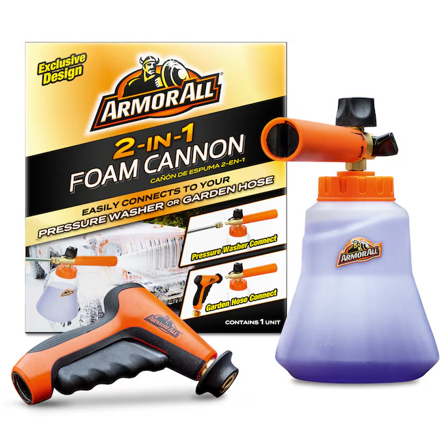 Armor All 2-in-1 Foam Cannon 1 -Count Spray Car Exterior Cleaner