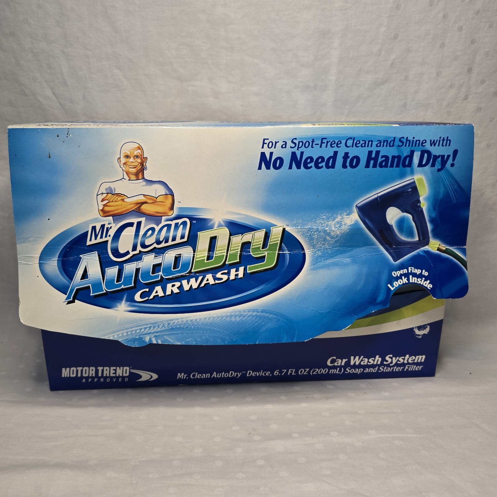 Mr. Clean AutoDry Car Wash System Factory Sealed New Spot Free Wash Kit
