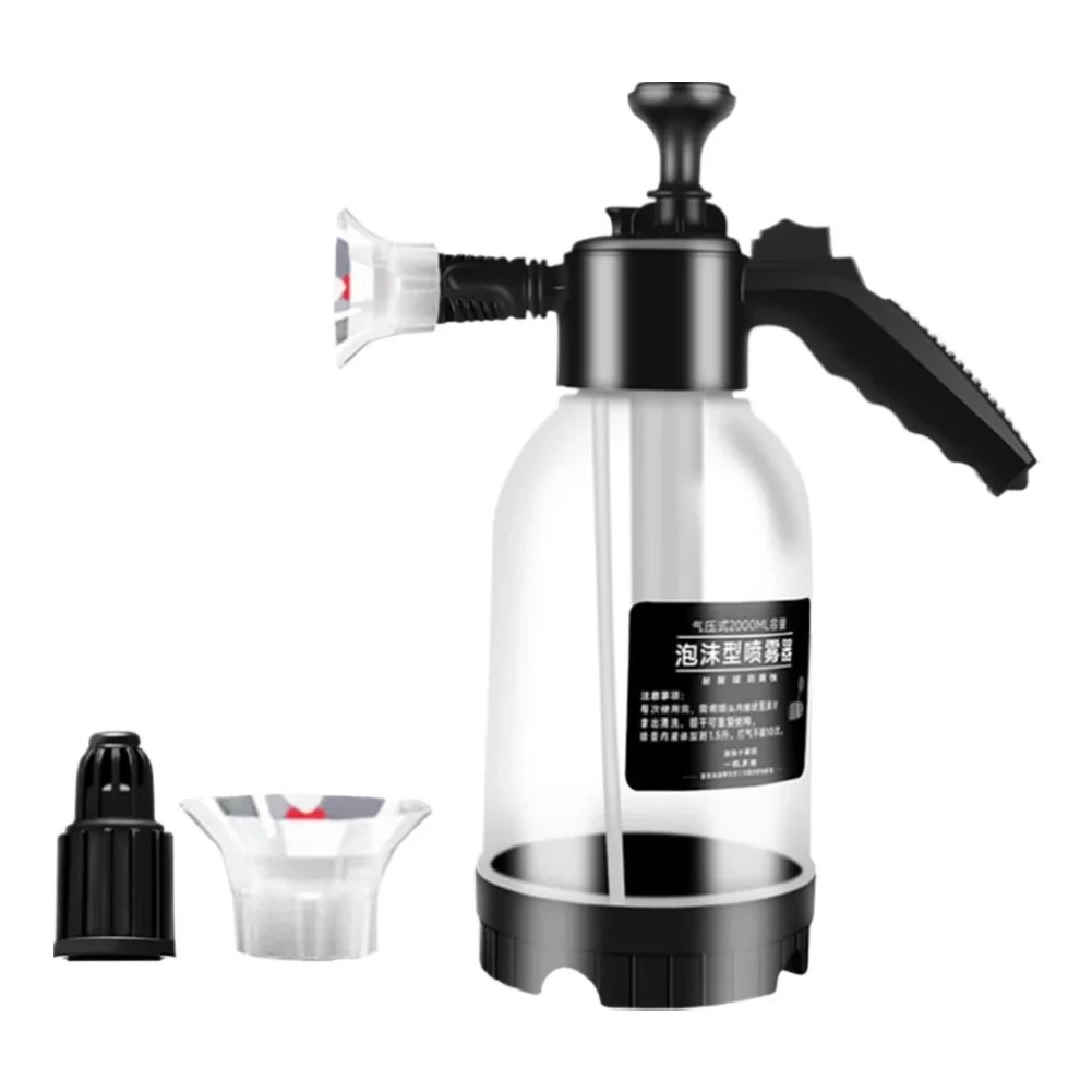 2L Hand Pump Foam Sprayer Pressure Car Wash Spray Bottle Snow Foam Cannon