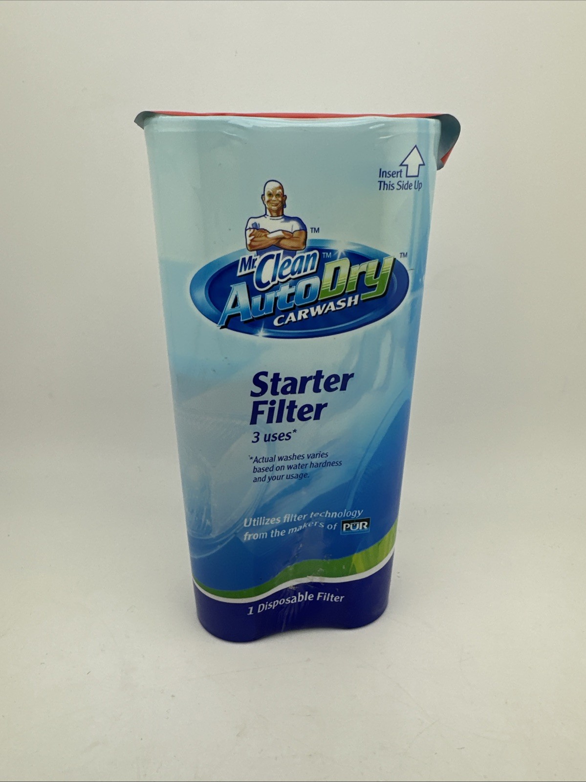 Mr. Clean Auto Dry Car Wash Starter Filter 3 Uses 1 Disposable Filter New