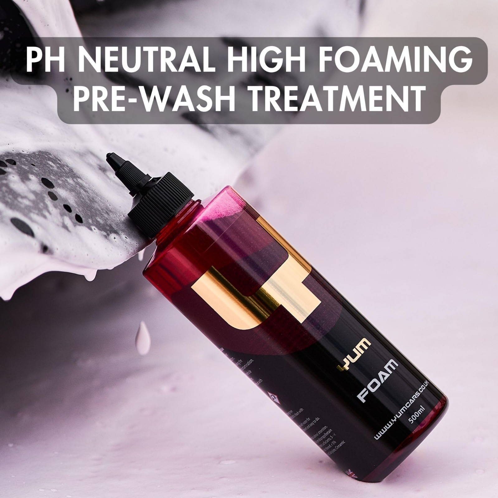 High-Foaming pH Neutral Snow Foam – Touchless Pre-Wash Soap for All Surfaces 500