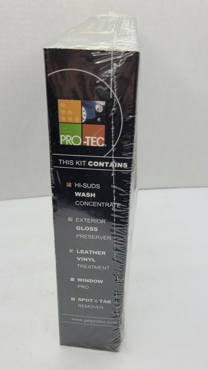 Pro-Tec Deluxe Auto Appearance Kit, New, 5 Bottles , 2 Applicator Pads
