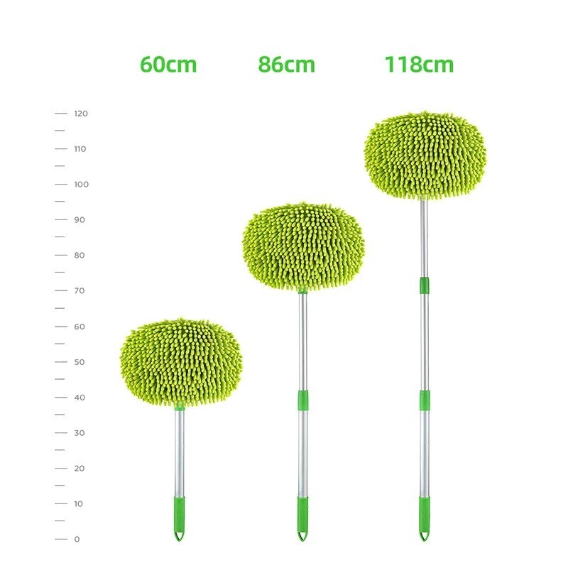Microfiber Wax Auto Dust Car Wash Mop Cleaning Cleaner Brush Tool Telescoping