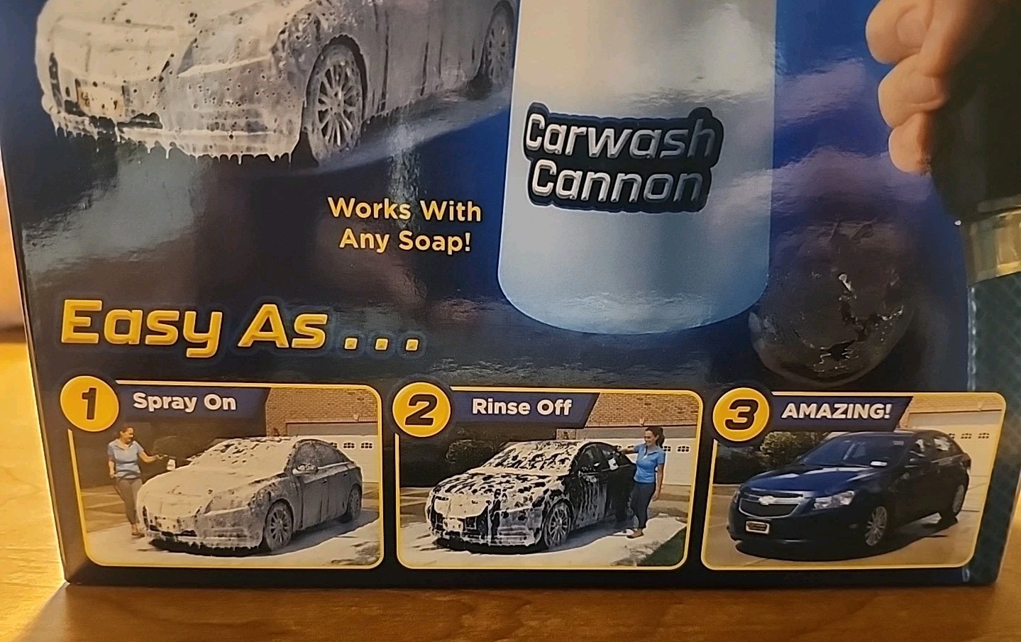 Carwash Cannon Soap Foam Blaster Vehicle Detailing Siding Patio Furniture