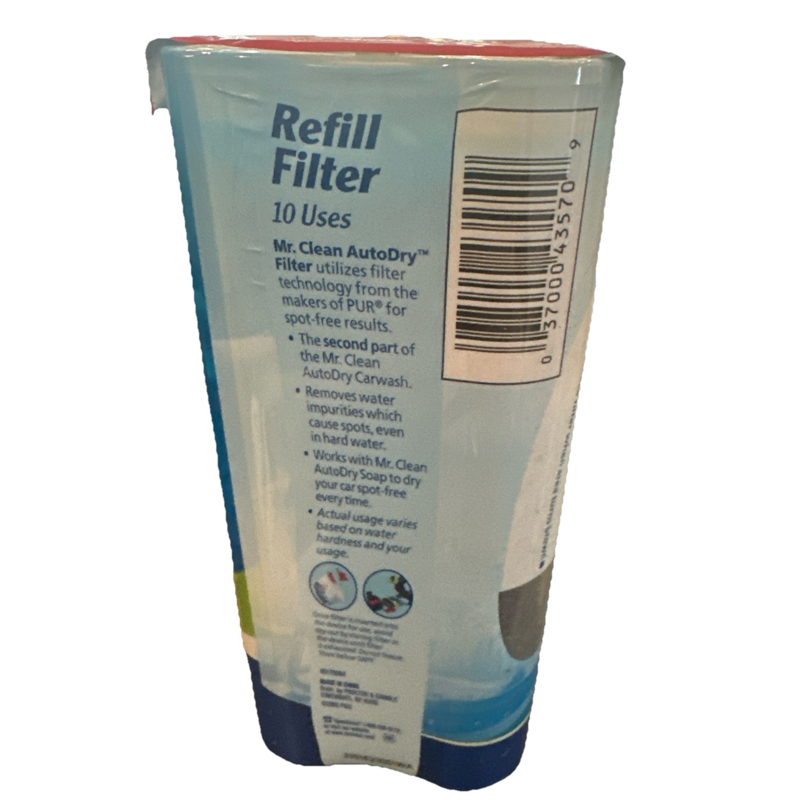 Mr. Clean Auto Dry Carwash Refill Filter 10 Uses 1 Disposable Filter FAST 2 Ship