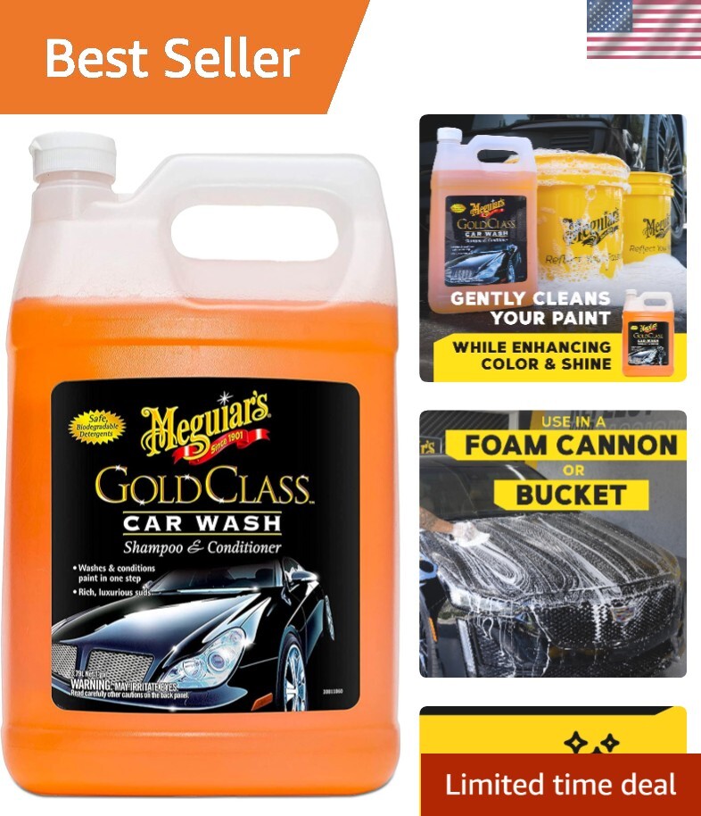 Ultimate Ownership: Gold Class Car Wash Foam – 1 Gallon Fresh Scent Formula