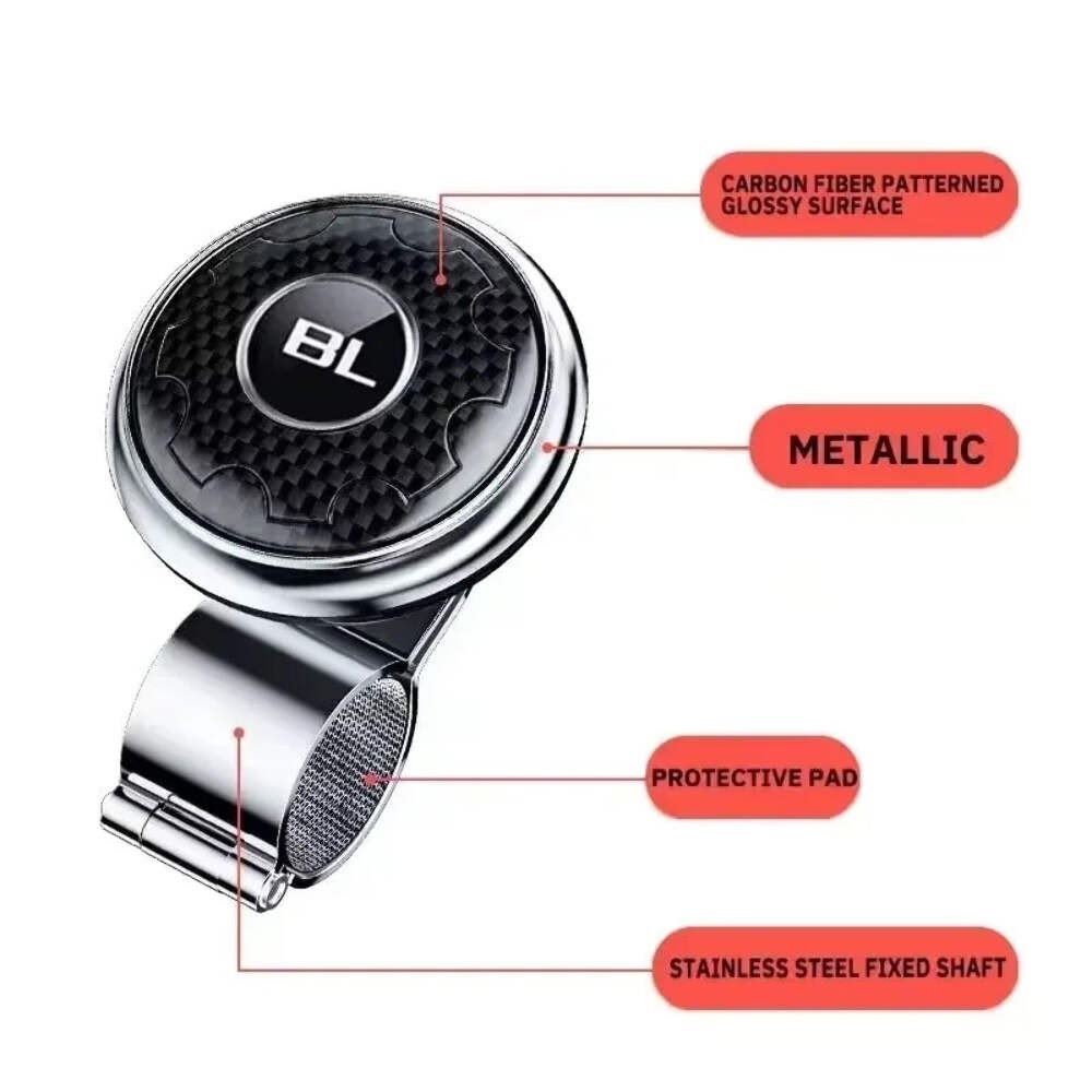 Universal Car Steering Wheel Booster Spinner Knob 360 Degree Rotation Ball