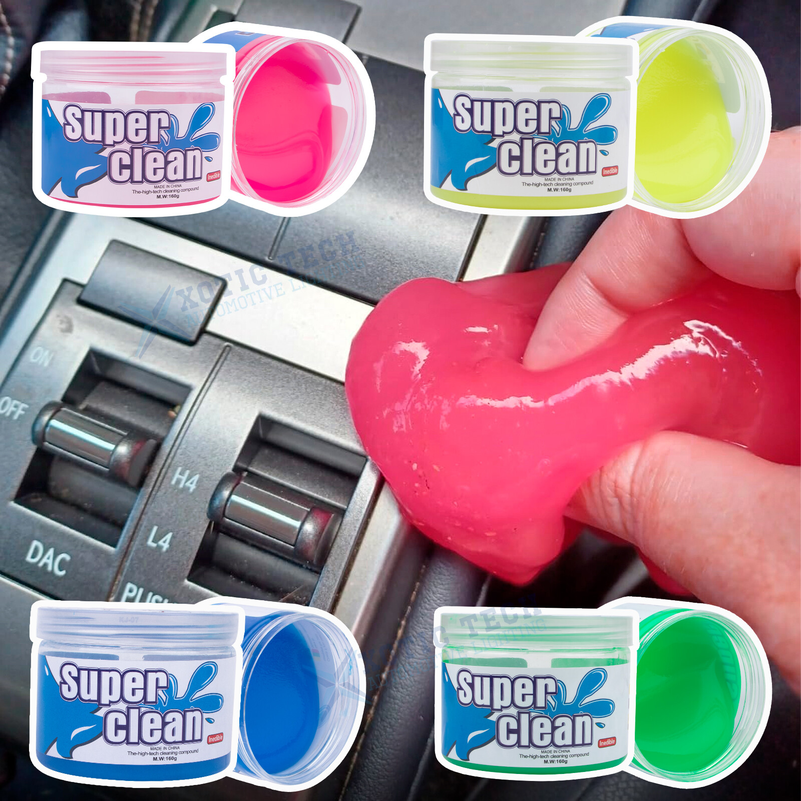 Car Cleaning Supplies Detailing Kit Interior Cleaner for Car Vents, Keyboard, PC