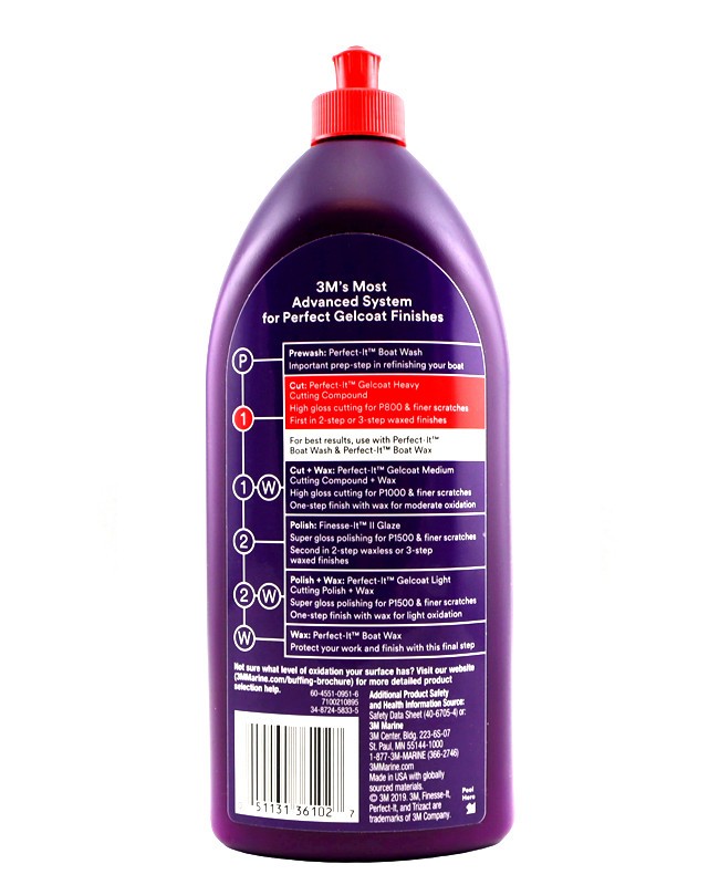 3M 36102 Perfect-It Gelcoat Heavy Cutting Compound