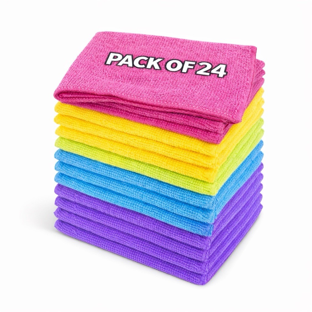 Microfiber Cleaning Towel Cloth Rag No-Scratch Car Polishing Detailing Buffing