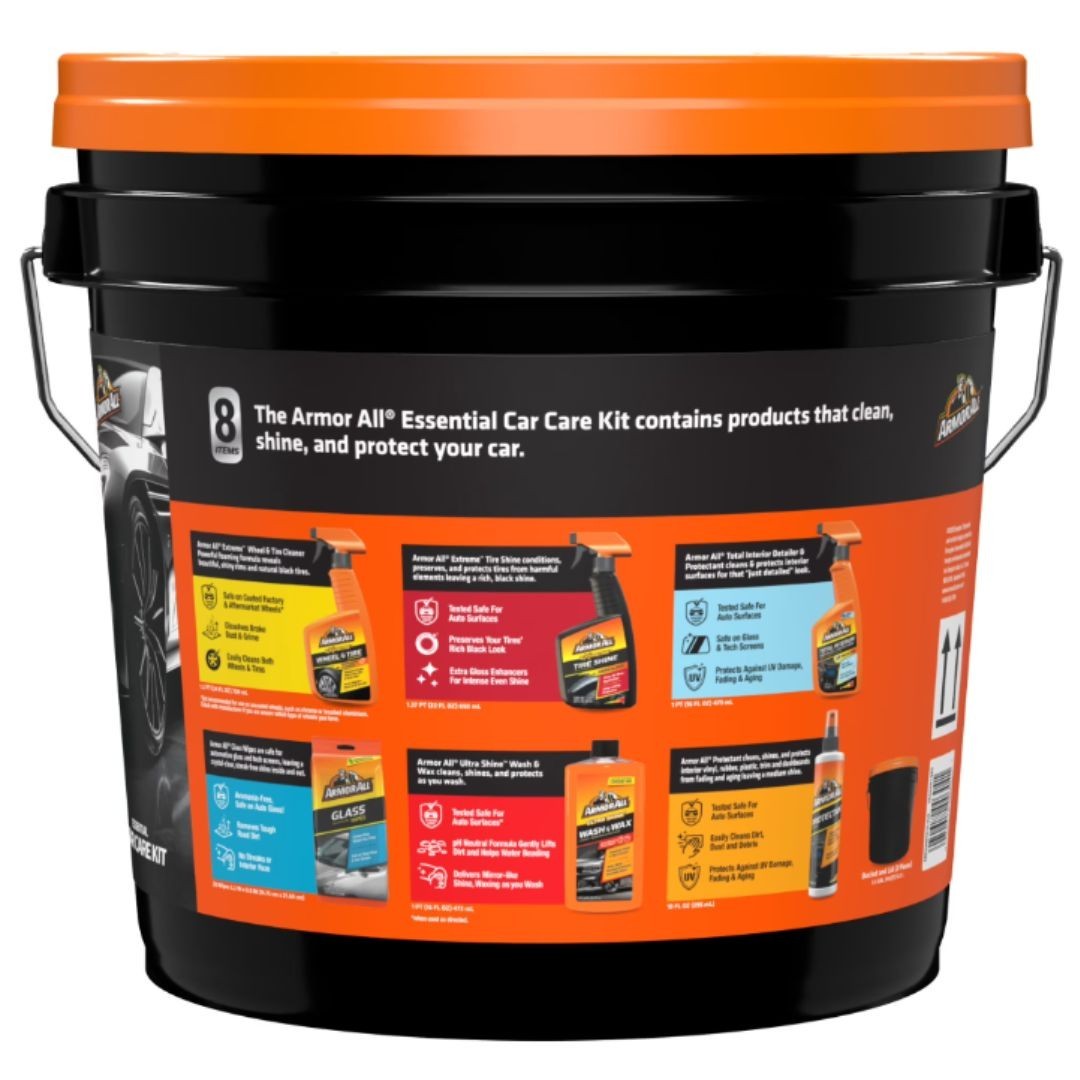 Armor All Car Cleaning Kit, 8-Piece Set New