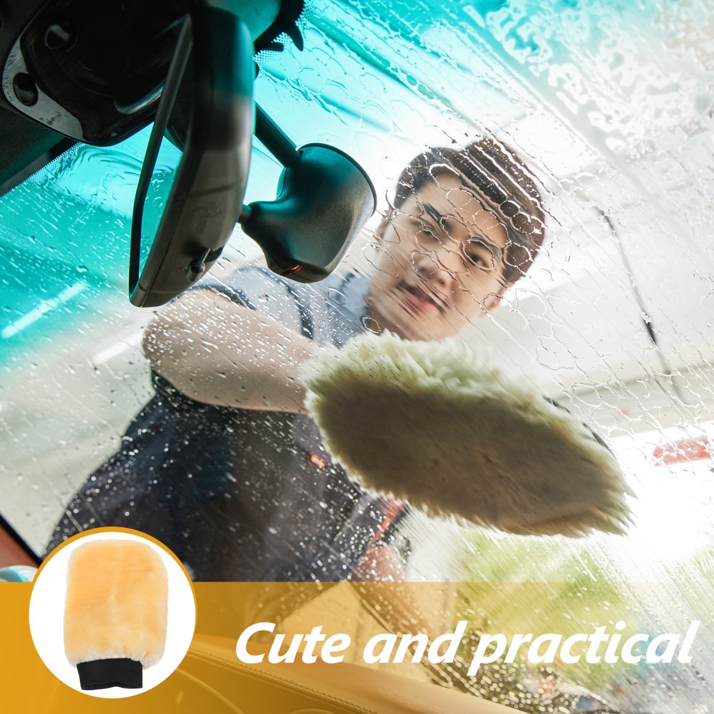 Practical Car Wash Glove Cleaning Mitt Double-sided Washing Gloves