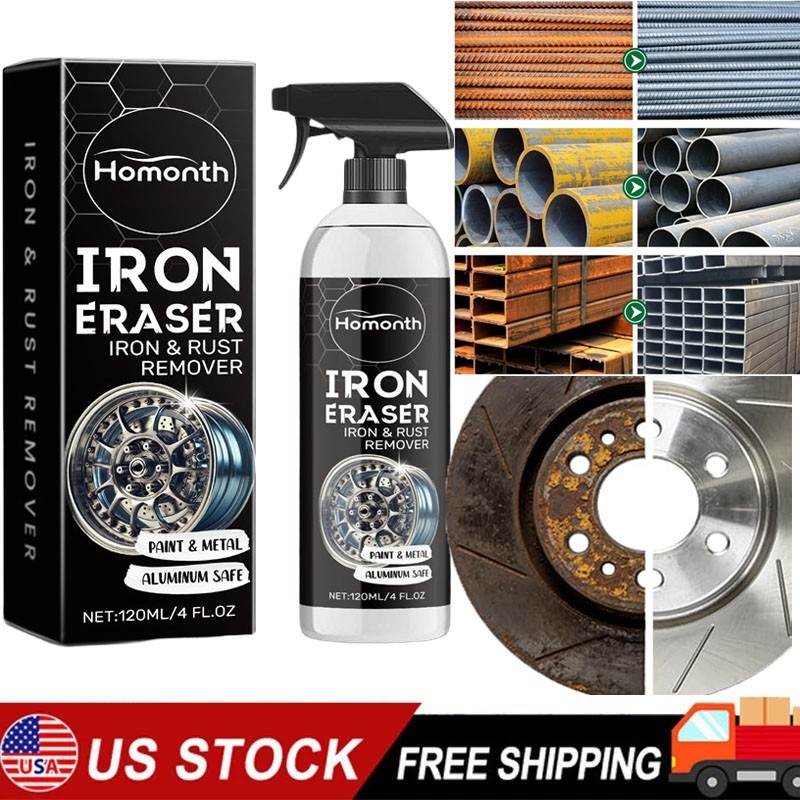 Iron Eraser Rust Remover Spray Car Wheel Paint Brake Dust Fast Cleaner New 2026