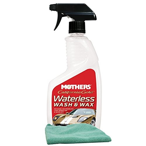 Mothers Waterless Car Wash & Wax (24 oz) Bundled with a 1 Count (Pack of 2)
