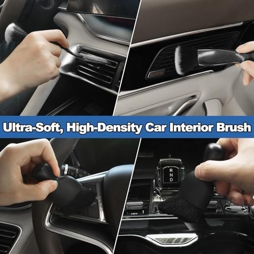 14Pcs Car Cleaning Kit – Windshield Cleaner Tool, Extendable Handle, Microfiber