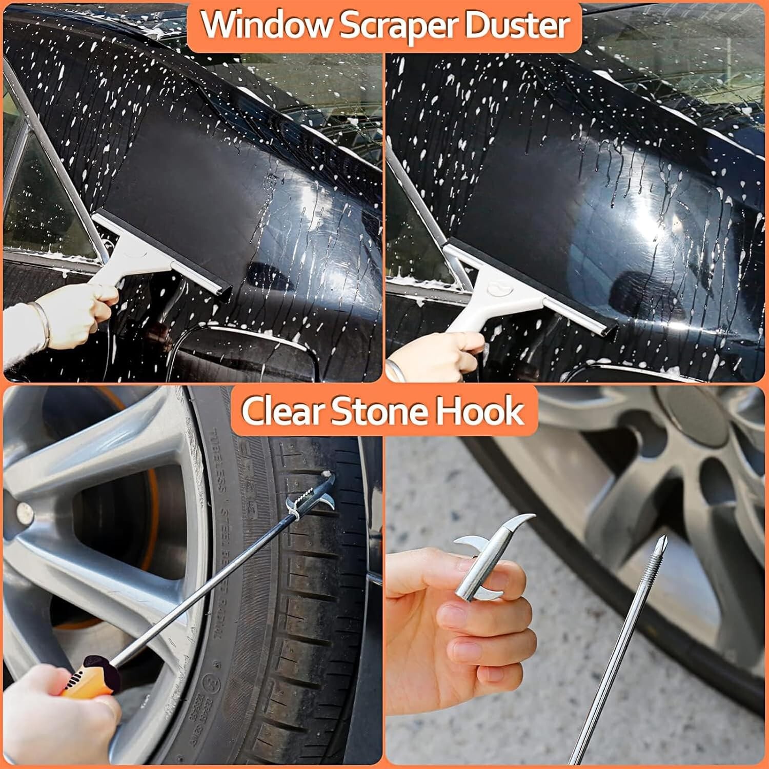 Comprehensive Car Washing Set – 17 Tools for Perfect Detailing and Maintenance