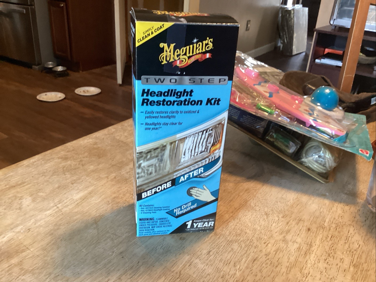 Meguiar’s Two Step Headlight Restoration Kit, Cleaner