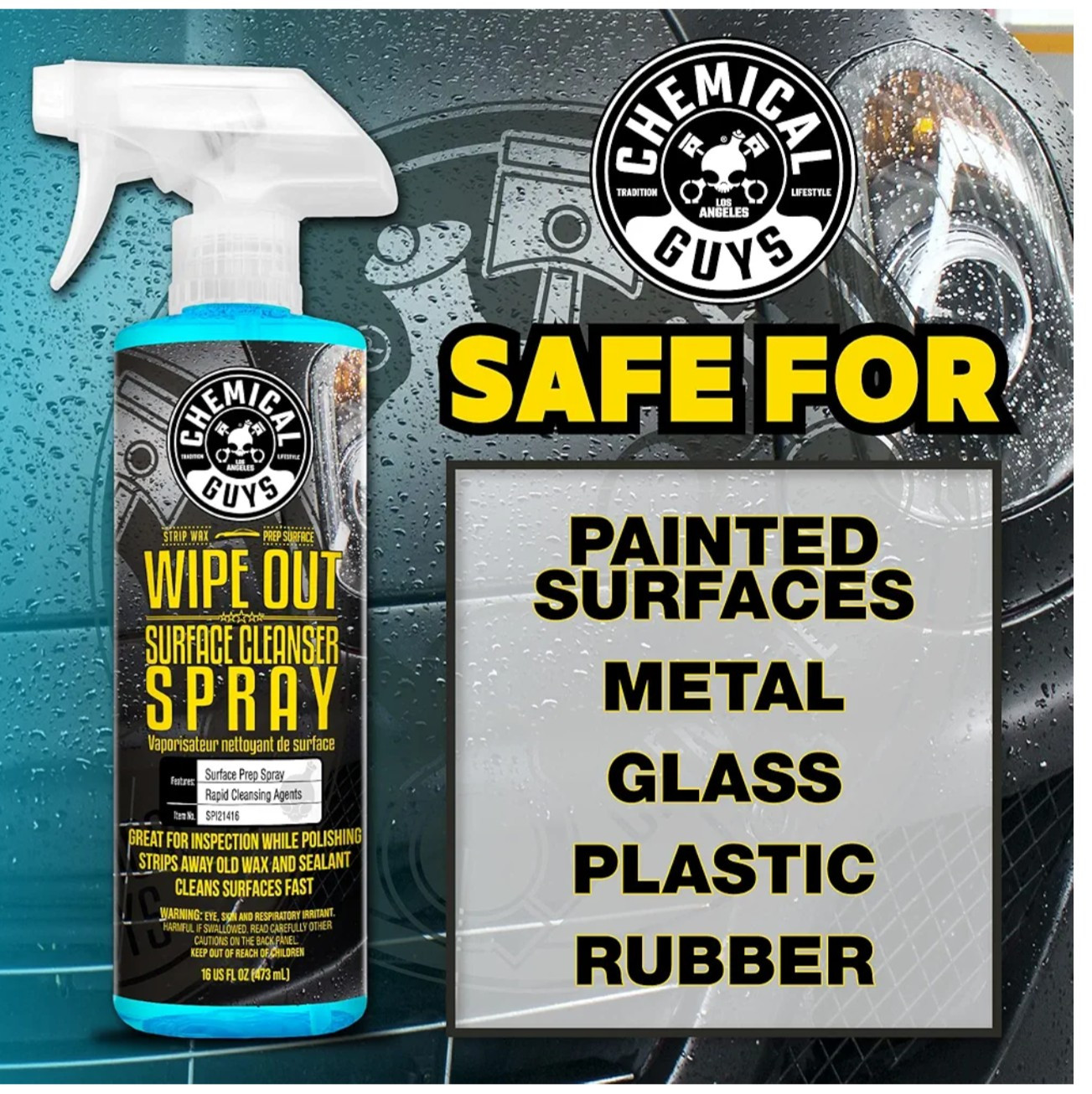 BEST VALUE BULK DEAL! 38 Chemical Guys Wipe Out Surface Cleanser (16 oz) Bottles