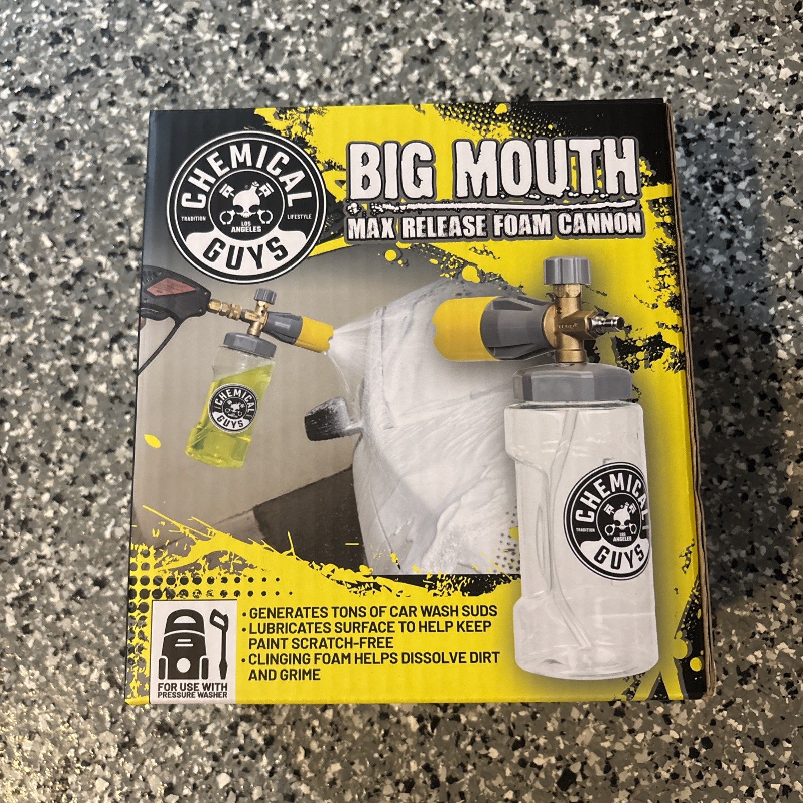 Chemical Guys EQP324 Big Mouth Max Release Foam Cannon For Pressure Washers