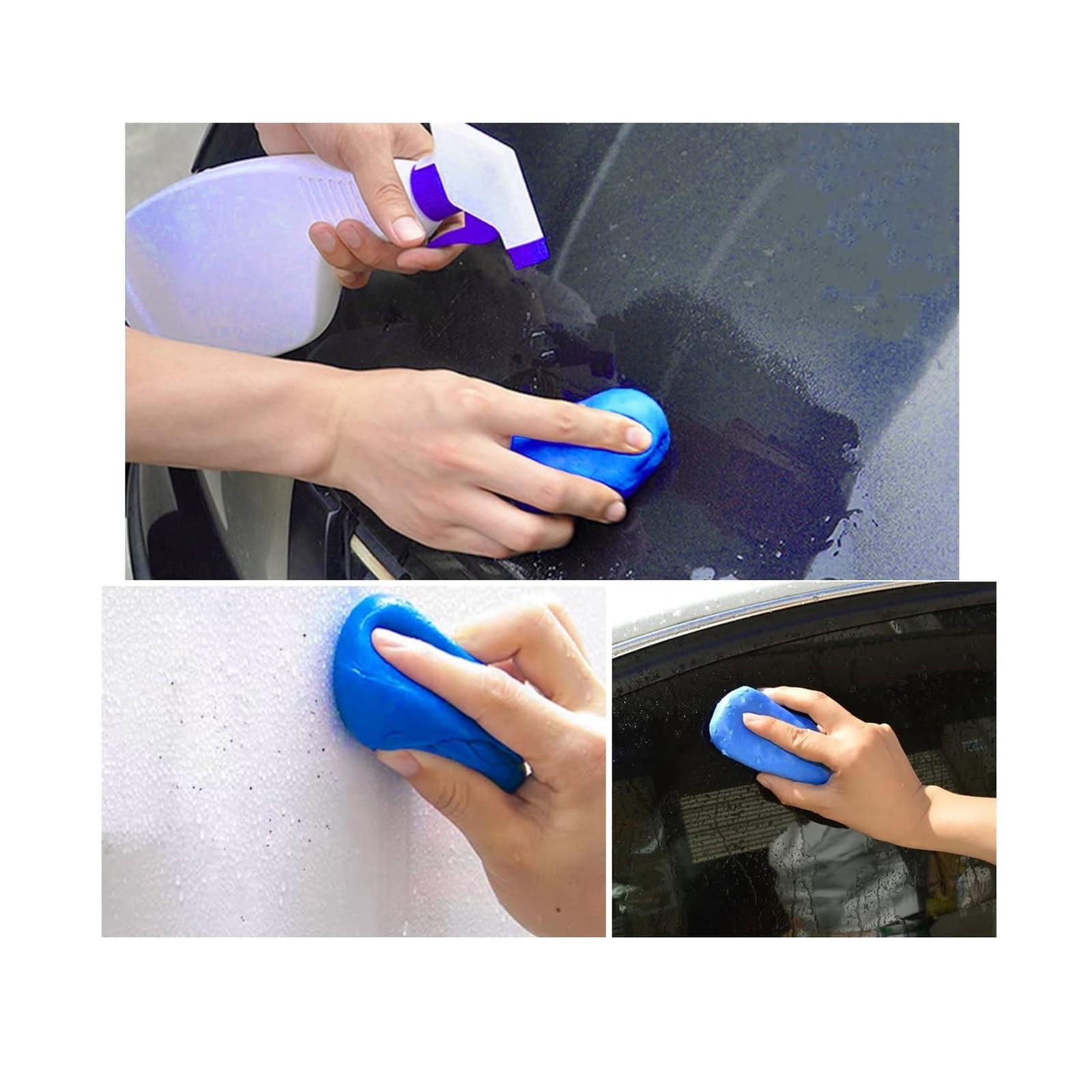2 PCS Blue Car Clay Bar 100 g Auto Detailing Magic Clay Bars for Car Washing