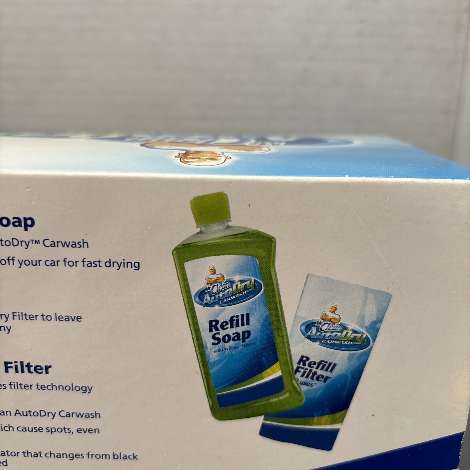New Mr. Clean AutoDry Carwash System Car Detail Kit With Soap + Filter + Sprayer
