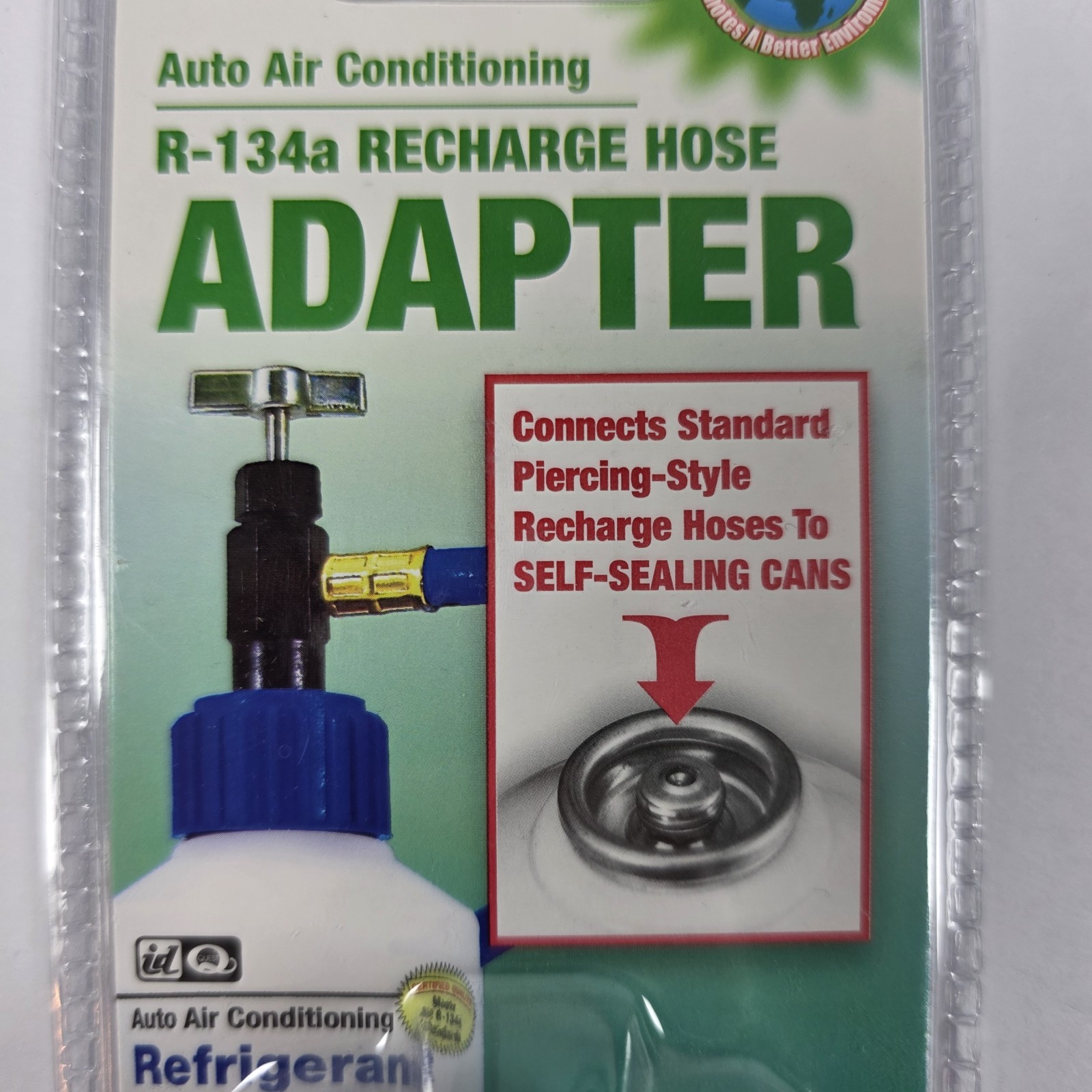 Auto Air conditioning Quick Install R-134A AC Recharge Hose Adapter