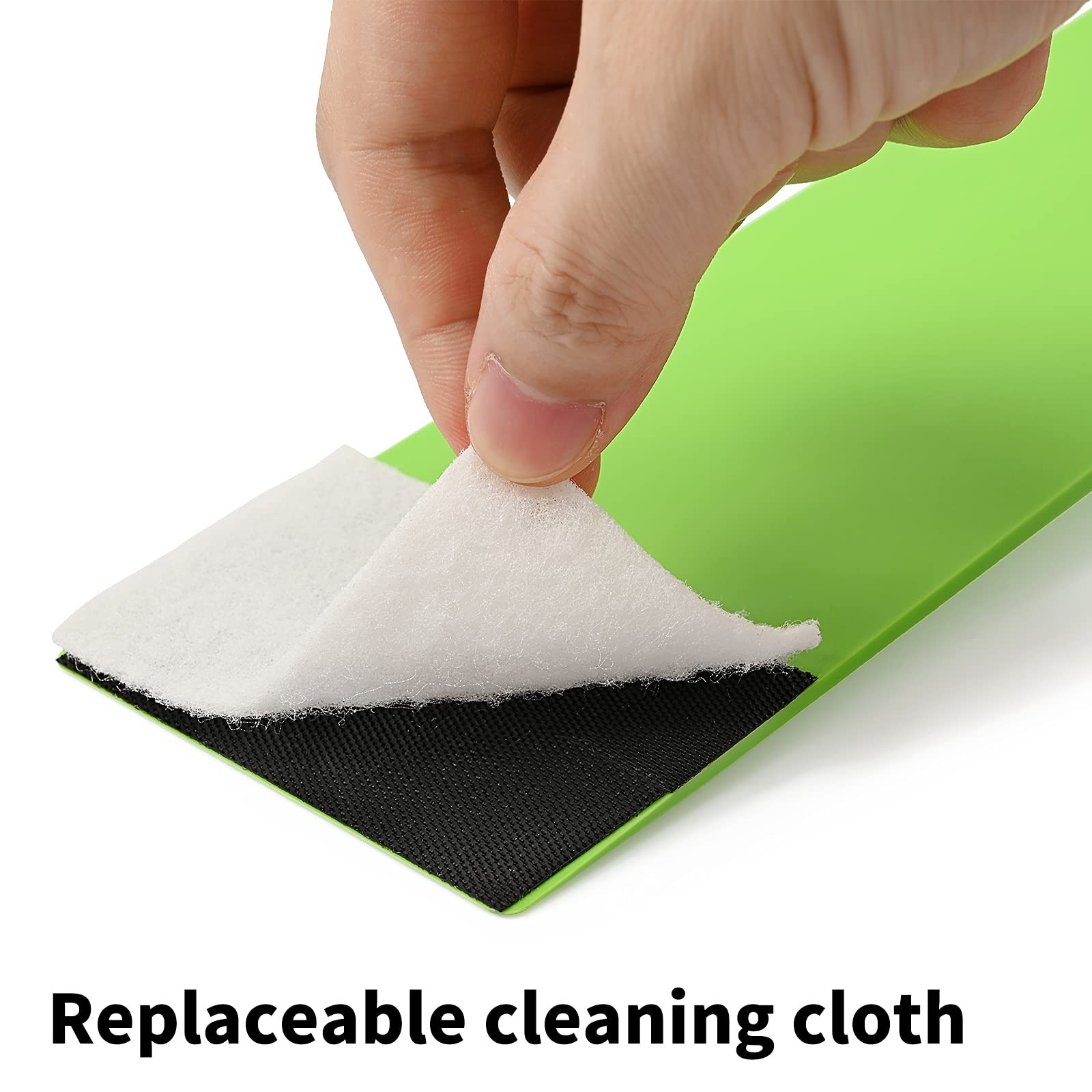 NEWISHTOOL Long Reach Auto Bulldozer Squeegee, Mini Paddle Scrubber for Green