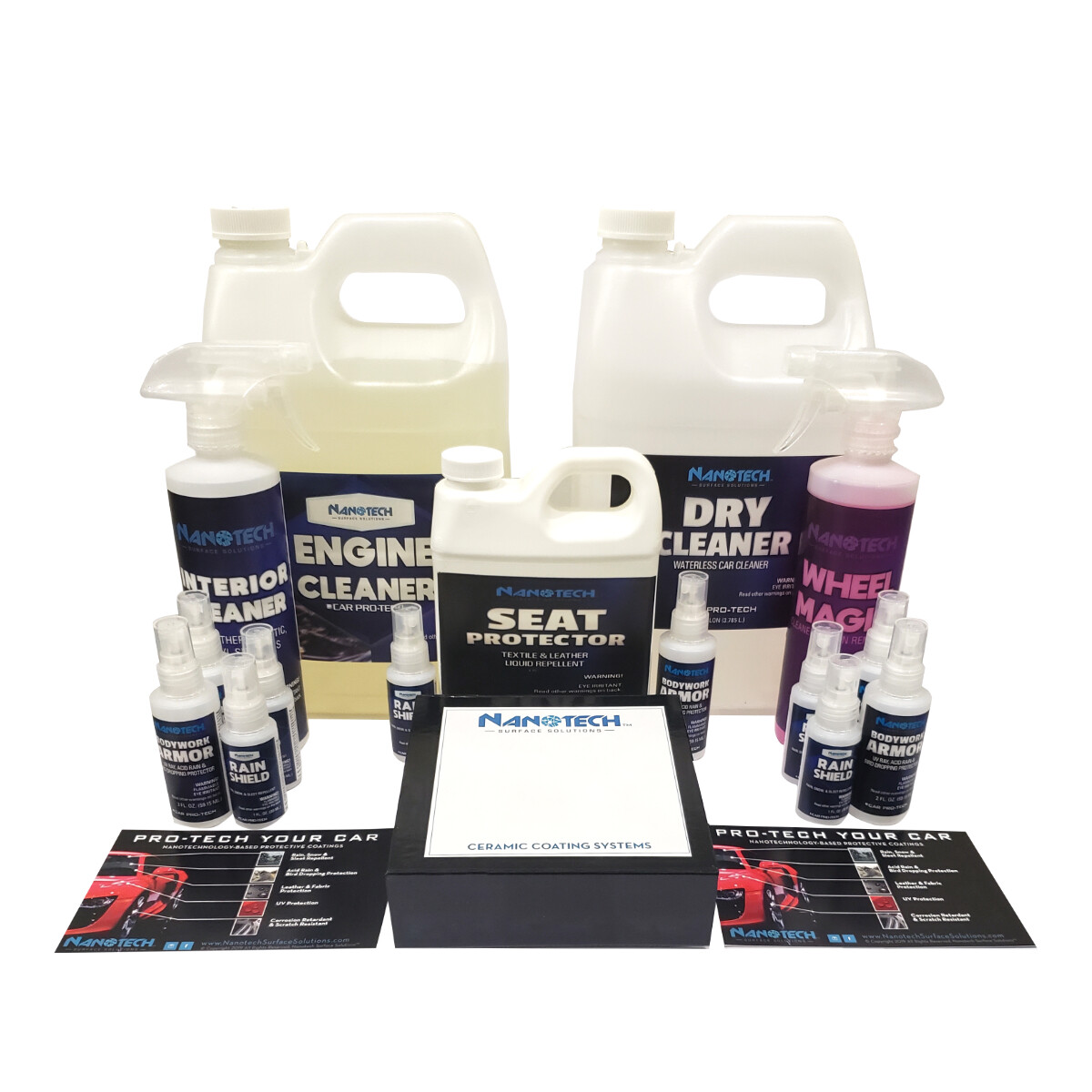 Nanotech Detailer Starter Kit, Car Cleaning, Ceramic Coatings, Wheel Interior