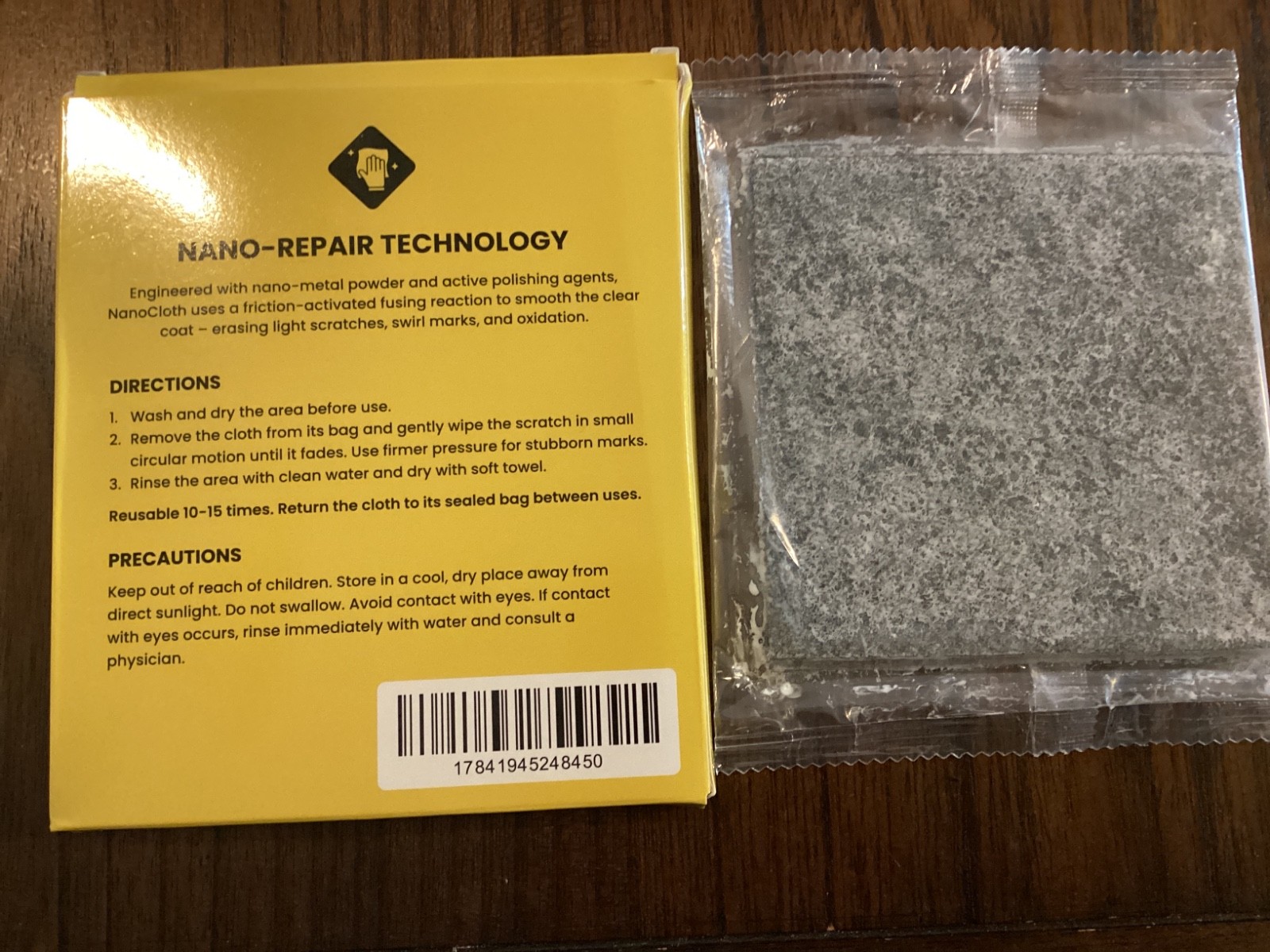 NANOCLOTH Scratch Removal Kit- Brand New- Works in 60 Seconds!!!