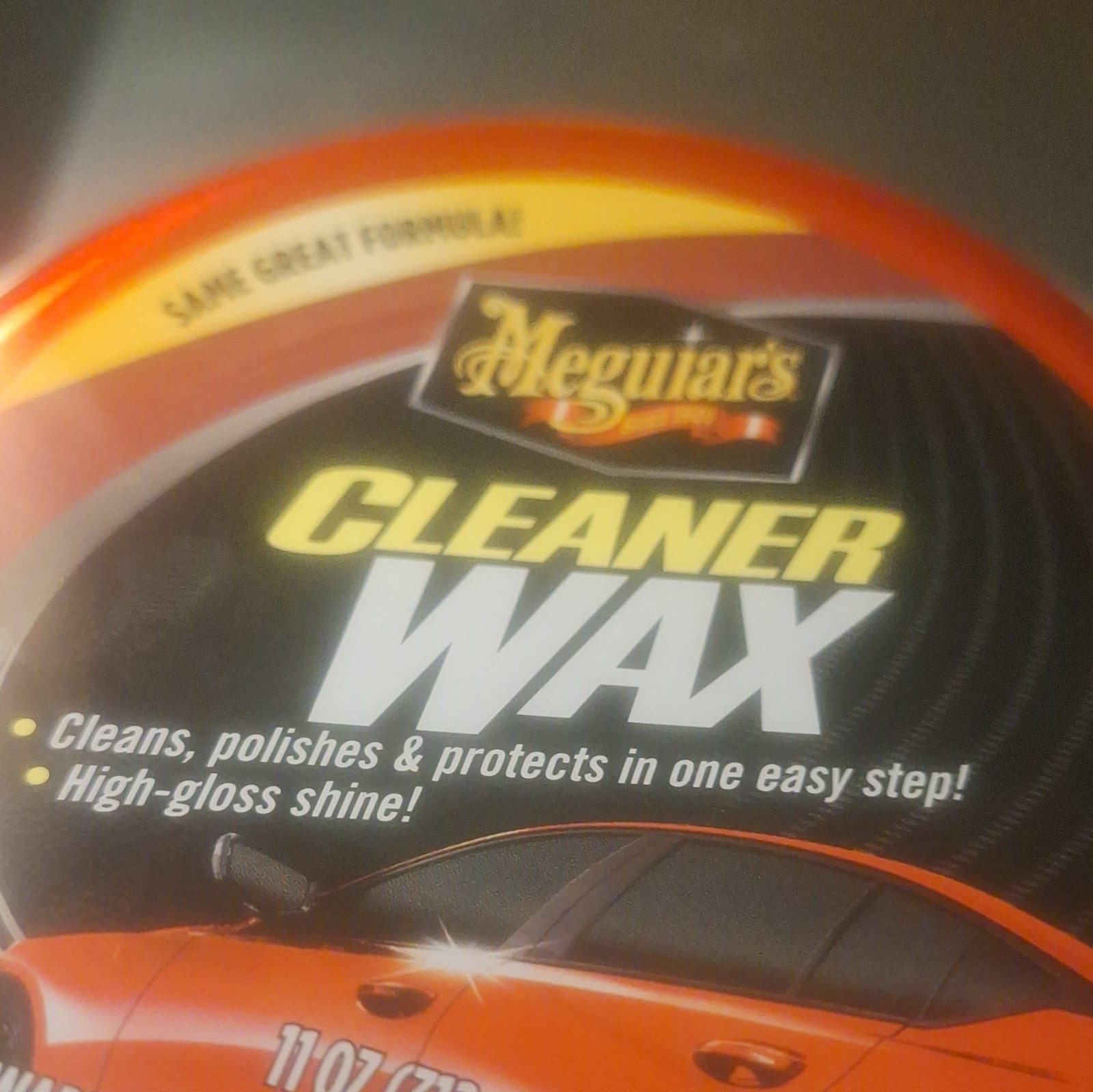 Meguiar’s Cleaner Wax – Cleans, Polishes & Protects for a High-Gloss Shine
