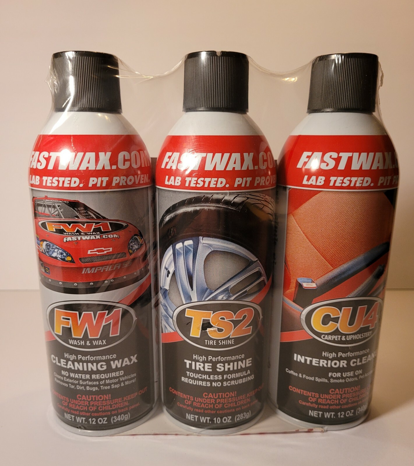 FastWax High Performance FW1,TS2,CU4 Waterless Detail System