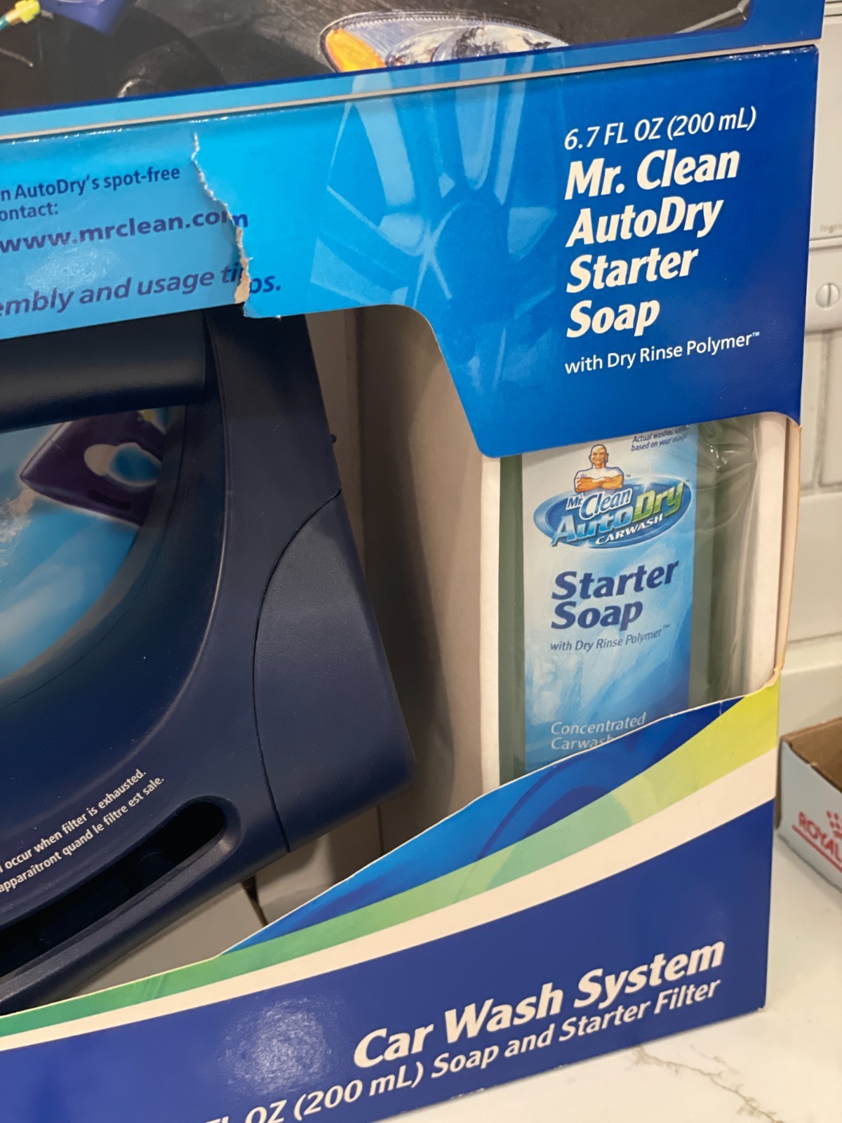 Mr. Clean AutoDry Car Wash System Starter Kit Soap Filter Device New Old Stock