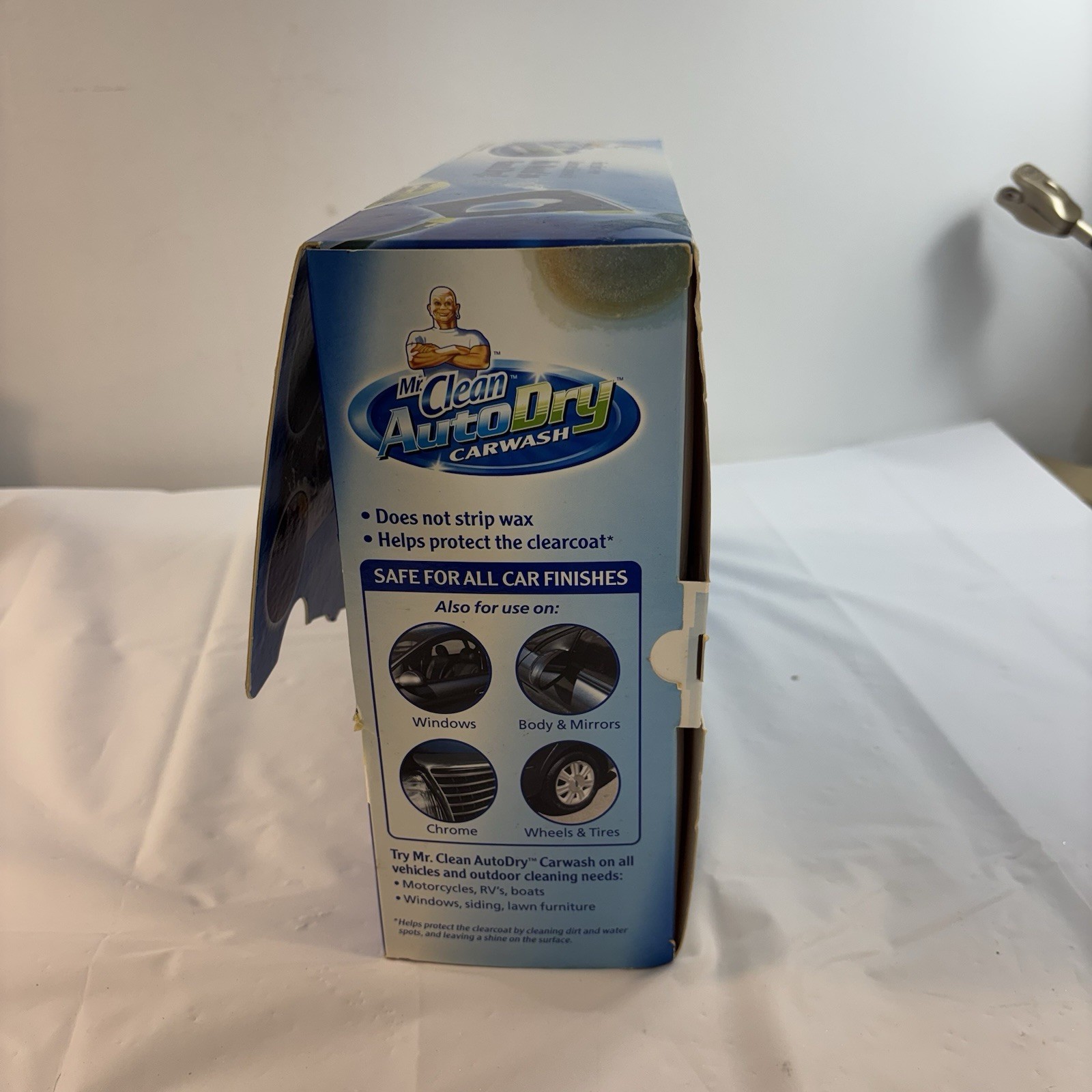 Mr. Clean AutoDry Car Wash Device. NO SOAPS. STAINED BOX