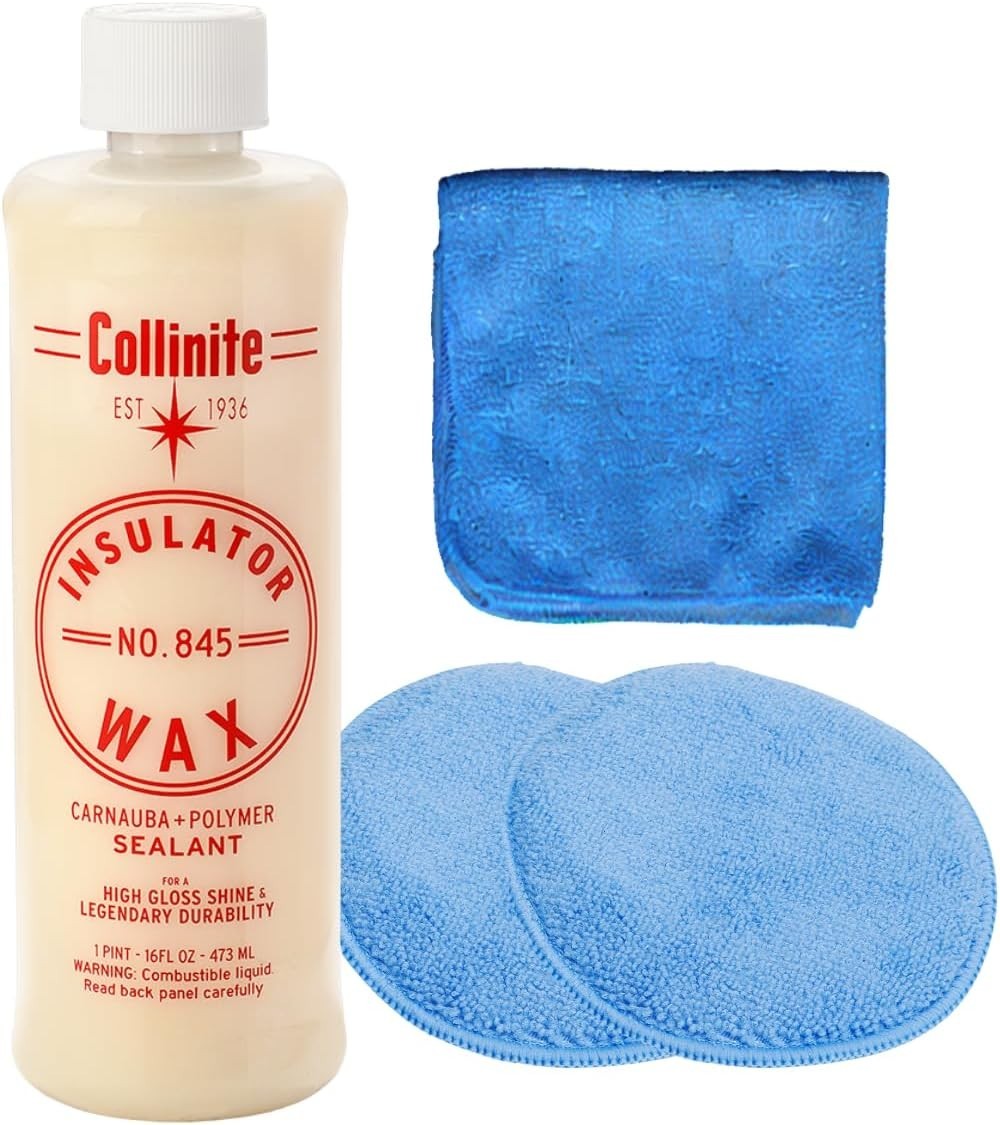 Ultimate No. 845 Car Wax with Microfiber Set – High Gloss & Water Beading