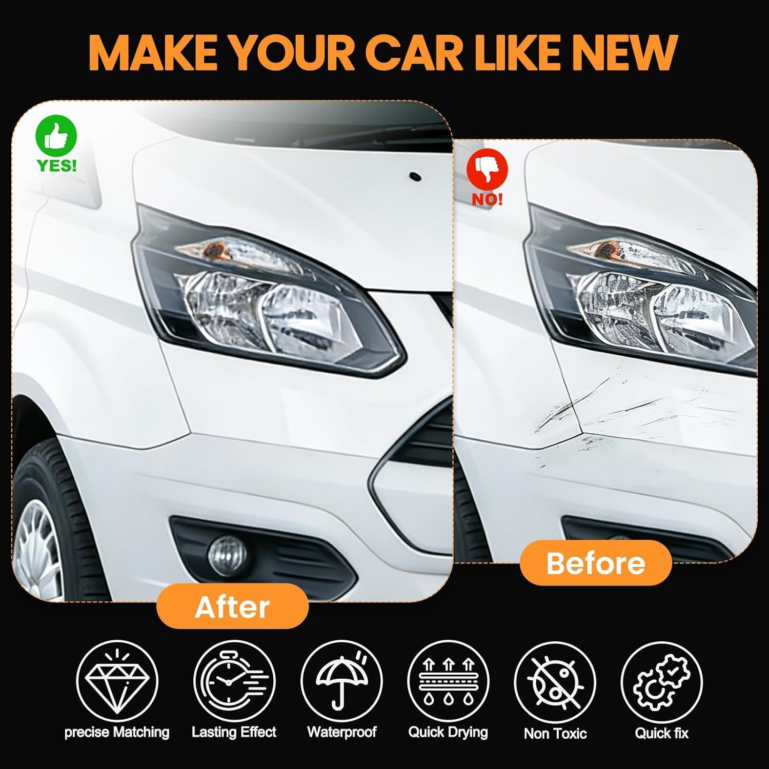 Quick-Drying Celestite Touch Up Paint – 2-in-1 Car Scratch Repair for Toyota